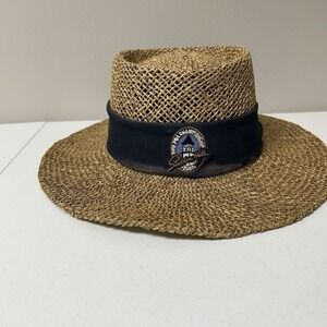 89th PGA Championship Southern Hills Tulsa OK Straw Sun Hat Full Brim 2007 L/XL